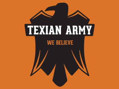 Texian Army Logo Updated badge branding crest dynamo houston houston dynamo logo raven soccer soccer crest