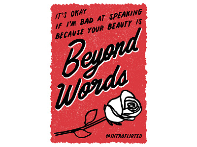 Introflirted #48 Beyond Words hand lettering introvert introverted lettering script type typography