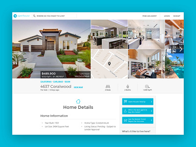 OpenHouse's Listing Page