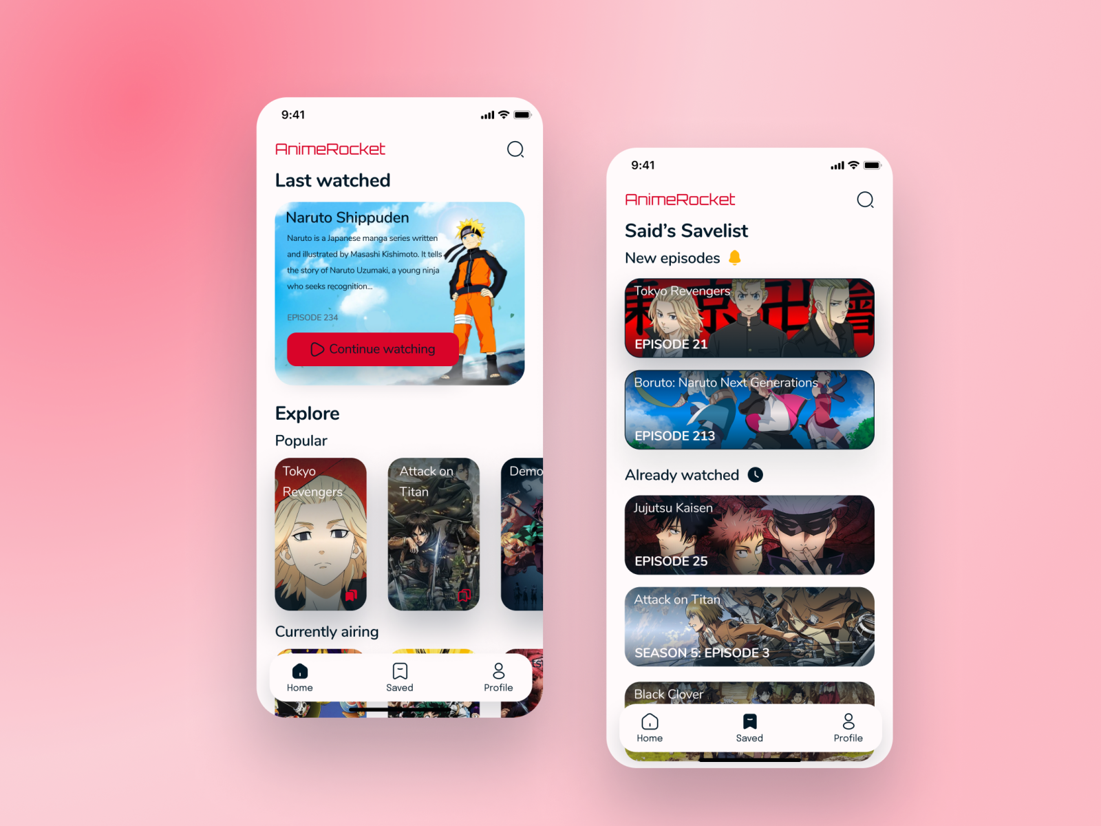 Anime Streaming App By Said Turgut On Dribbble