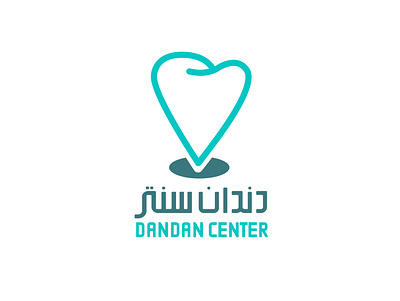 DANDAN CENTER design graphicdesign icon location logo logotype tooth tooth logo