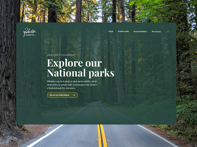 National parks Website Concept hiking minimal national parks nature ui uidesign ux uxdesign web website design