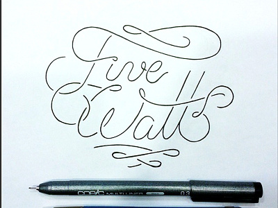 Five Watt | hand lettering for apparel