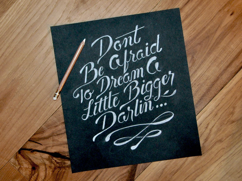 Inception | hand lettering by Jon King on Dribbble