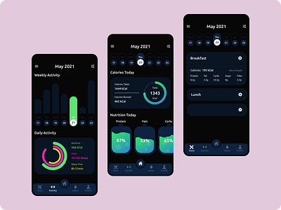 Calorie Calculator App app calculator calorie counter design diet food sport ui ux