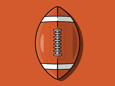 Rugby ball vector
