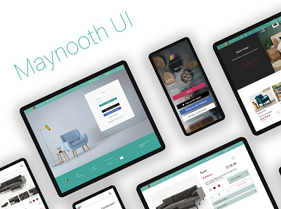 Maynooth Online Shopping UI Design adobexd app app ui dailyuichallenge design minimal ui ux web ui