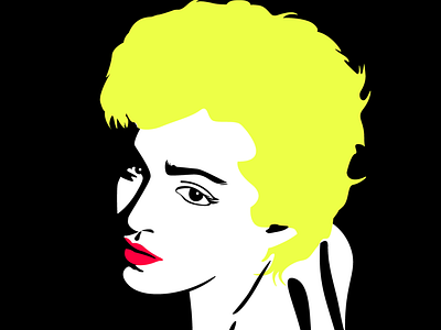 Madonna design illustration illustrator madonna poster singer vector woman