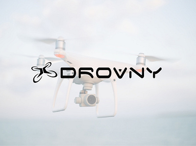 Drovny Company Logo Design business card and stationary concept logo drone logo drone logo design letter logo design logodesign luxurious logo typography logo
