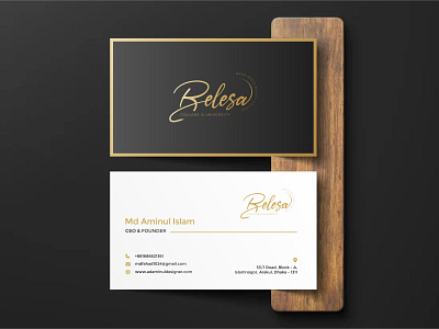 Luxurious Business Card Design branding business card and stationary concept logo design graphic design illustration letter logo design logodesign luxurious business card luxurious logo minimalist logo