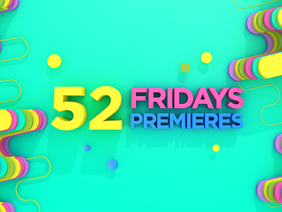 Title Friday 3d animation aftereffects broadcast design creative design motion design motion graphic