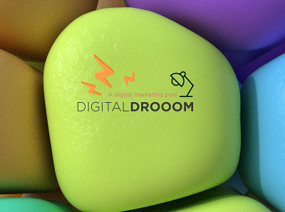 Droom 3d animation brand identity branding cinema4d creative design design logo motion design motion graphic