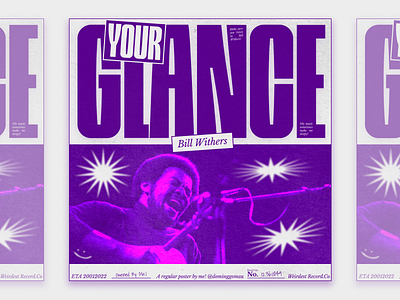 "Your Glance" - Poster Design design poster typography