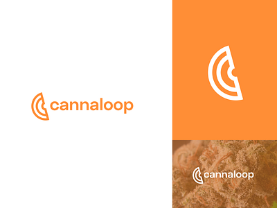 Cannaloop Logo brand c c logo cannabis cannabis logo cannaloop cantaloup logo dispensary logo marijuana marijuana logo