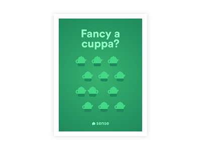 Fancy a cuppa? poster cuppa electricity energy kettle sense smart home smart home app stats tea tea kettle