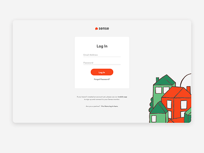 Sense Log In