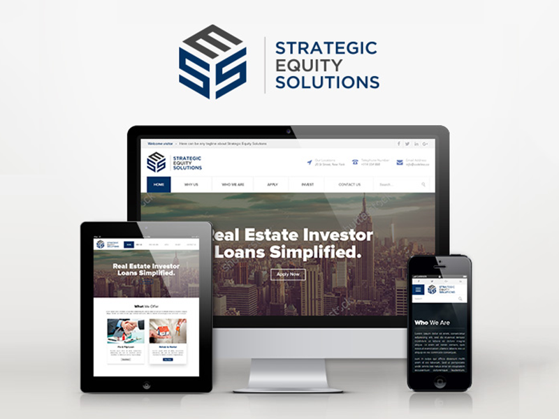 Strategic Equity Solutions site Design by Muhammad Naeem on Dribbble