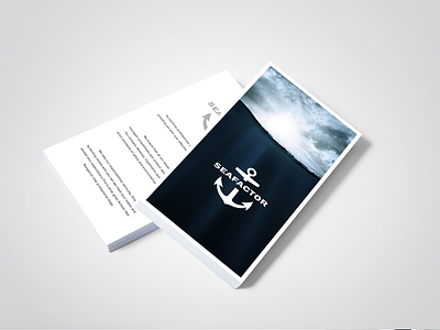 Sea factor branding buissnes card corporate identity design packaging print design web interface websites