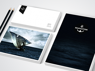 Sea factor applications branding corporate identity design packaging print design web interface websites