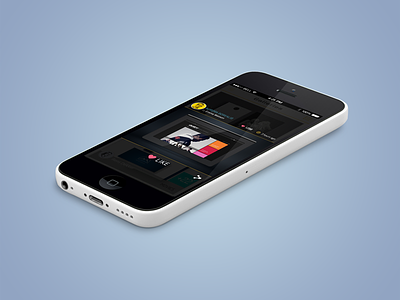 Portfolio UI app design color colorful iphone iphone c5 ui design web design