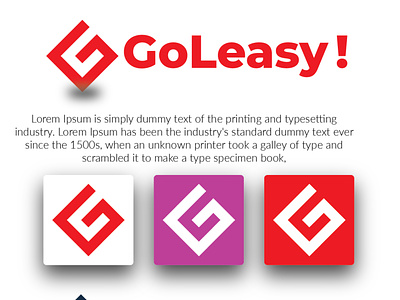 Modern G letter logo branding icon illustration photoshop typography vector