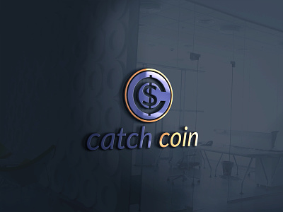 C Catch coin logo design branding business flyer creative flayer design illustration logo photoshop ux vector