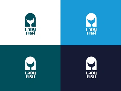 Modern creative minimal and unique lady girl fish logo design amazing banner best branding business business flyer creative creativedesign fish free girl lady logo mockup modern negativespace negativespacelogo poster uique whale