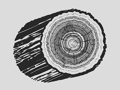 console.log computer generated illustration log nature stump tree