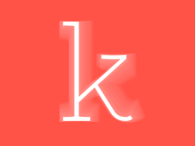 “k” interpolations font golumpki k typeface typography