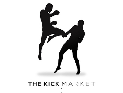 the kick market logo l kick boxing market logo sports logo