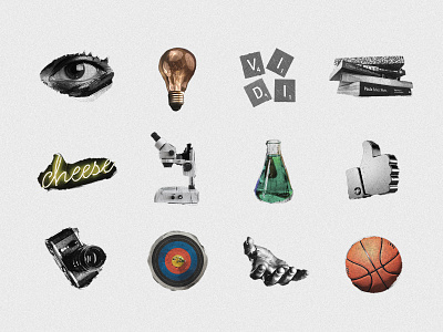 Vidi Instagram Story Highlight Icons branding cutout design graphic design icons