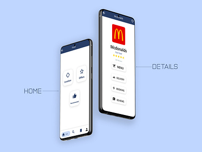 Entertainment App part 2 android app design android app development branding design details entertainment flutter flutter app development homepage material design mcdonalds navigation ui ux