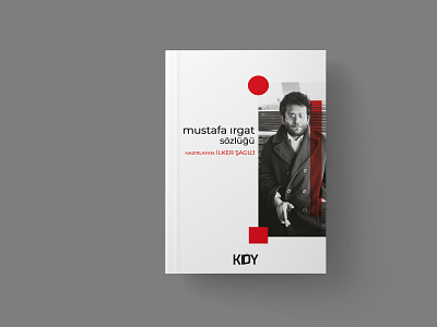 İlker Şaguj - Mustafa Irgat Sözlüğü poetry book cover design