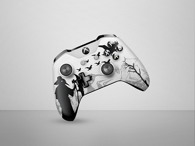 XBOX Controller Skin - Plague Doctor 3d branding design graphic design illustration vector