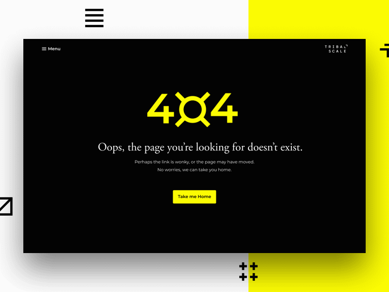404 page animation