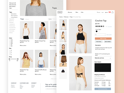 Mirror E-Commerce Concept