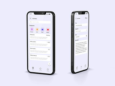 Note App Design