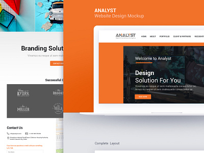 Agency Website Design branding ui ui design uiux website design website development