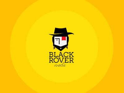 Logo Design Black Rover agency black concept design identity logo mascot