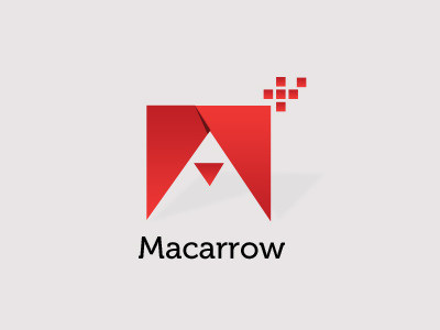 MacArrow Logo Concept arrow logo logo design mac red