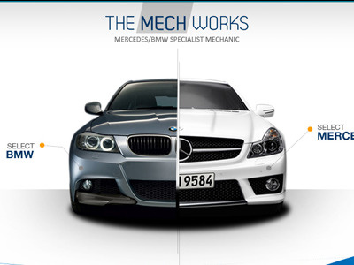 Mechanic Website Design cars mechanic website mercedes web web layout website design