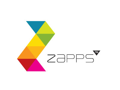 Logo Design ZAPPS app logo awesome logo logo design colorful