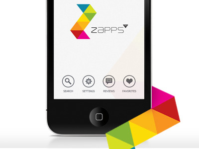 App Design ZAPPS application icons ios iphone iphone app layout splash screen ui design