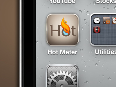 Icon for iPhone app (Social media) app hot or not icon icon design ipad iphone rating social media ui