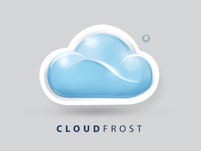 Cloud logo design awesome logo design cloud cloud logo crystal frost logo logo concept logo design shining