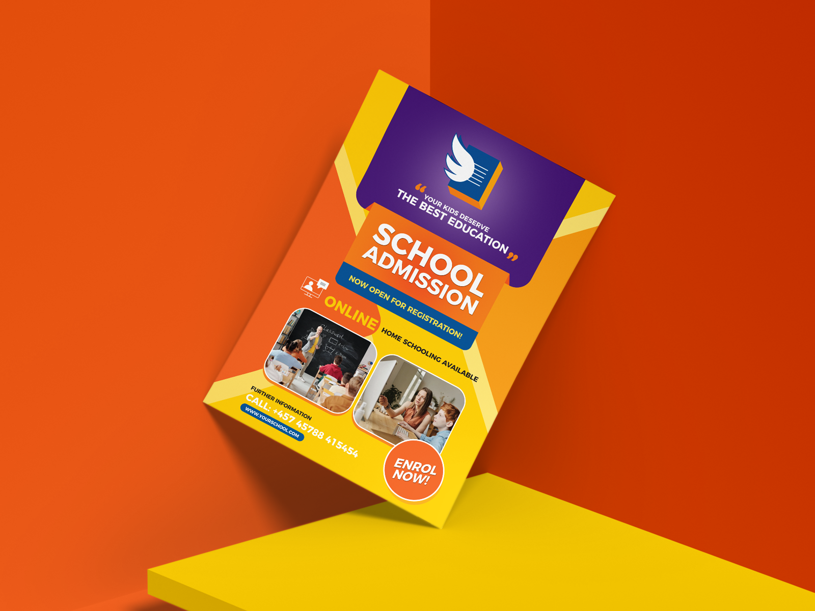 Free Education Flyer Design Template by Mix Template on Dribbble