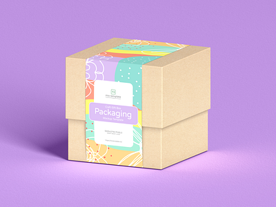 Download Free Craft Gift Box Packaging Mockup Template By Mix Template On Dribbble