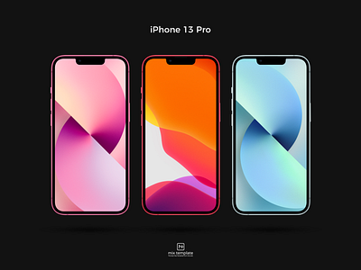 Free iPhone 13 Pro Mockup Template