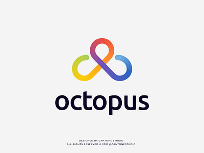 Octopus Modern Logo Design