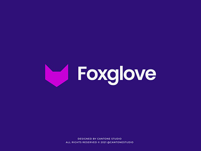 Foxglove Modern Logo Design behance brand guide brand guidelines brand identity branding business logo creative logo design freelancer logo graphic design graphicdesign logo logo design logodesigner logofolio minimal ui vector